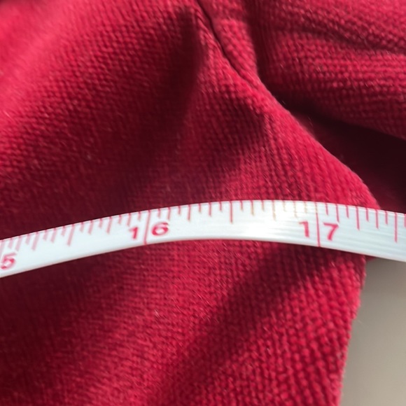 Vintage Optionelle Red Velvet Blazer size small - Picture 9 of 11